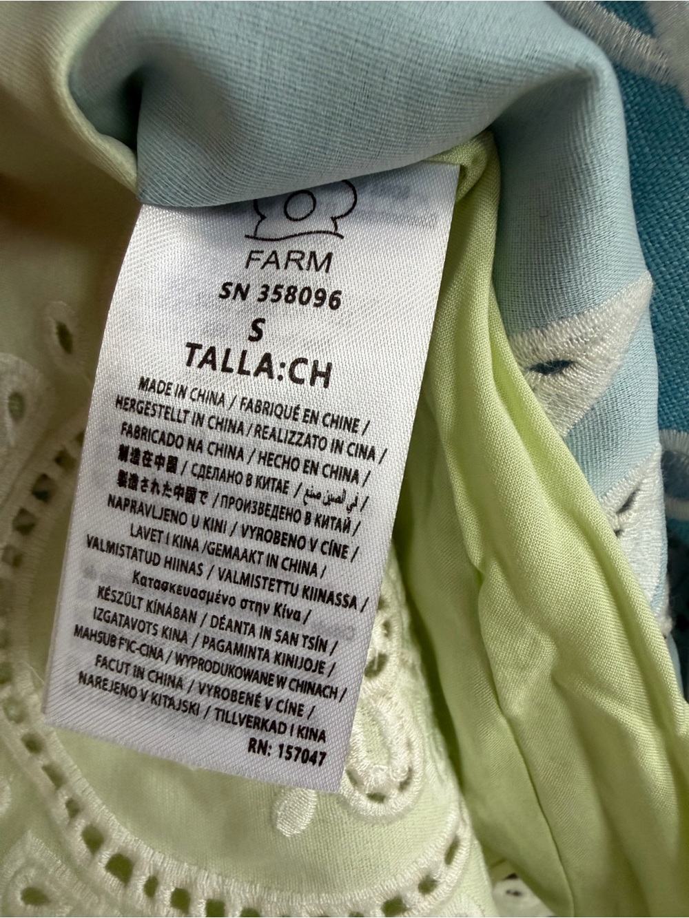FARM Rio Multicolor Embroidered Euroflax™ Premium Linen Midi Dress | S - Picture 12 of 13